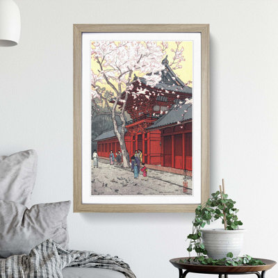 Hie Shrine by Toshi Yoshida - Framed Print