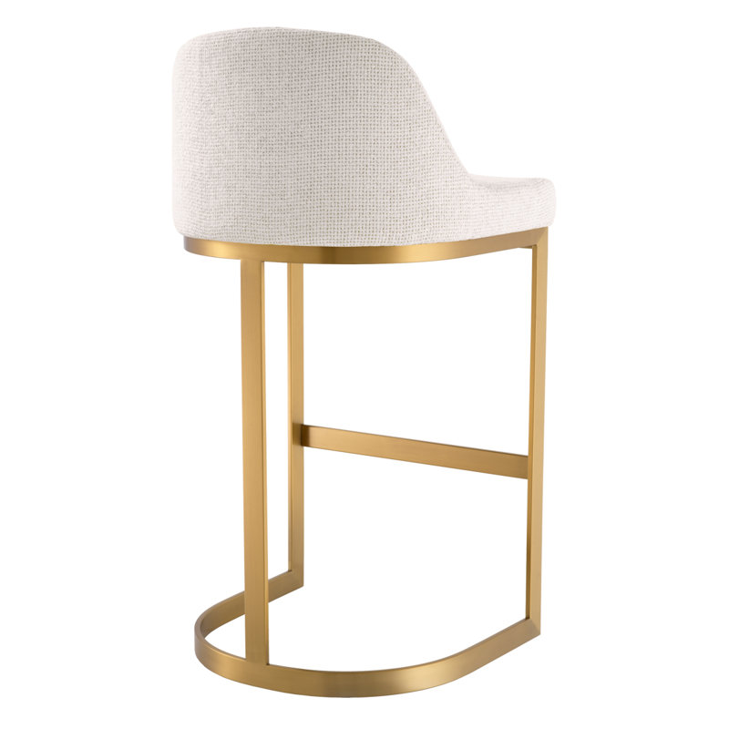 Condos Stool, Bar Stool (30.71" Seat Height), Lyssa Off White