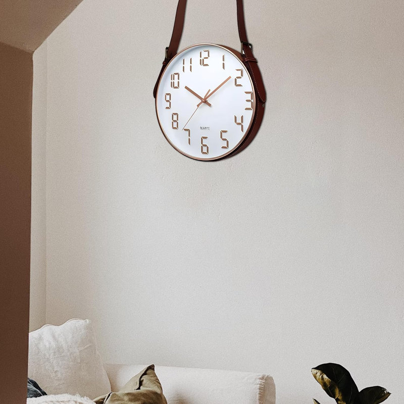 Allabaksh Wall Clock, White