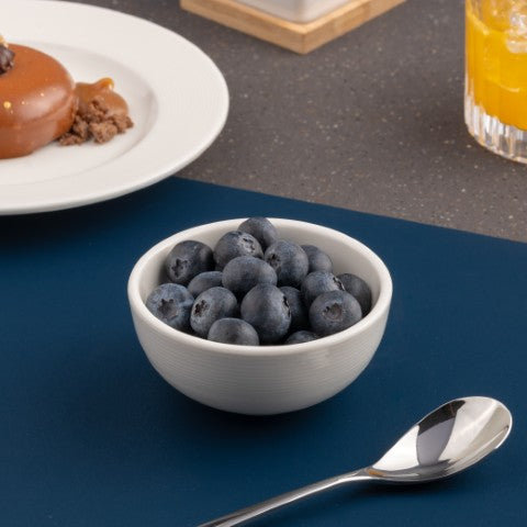 Bol empilable en porcelaine ORBA Premium | Ivoire | Va au micro-ondes et au lave-vaisselle, 3.74oz