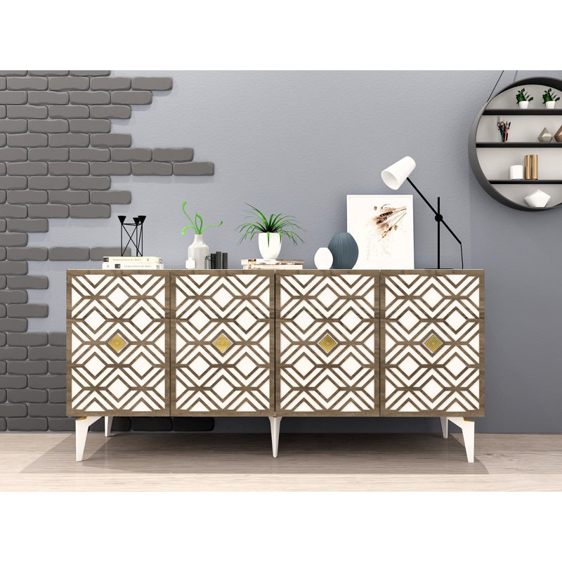Olivia 150cm Console Table, White