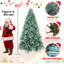 Hinged Branch Design Tint PE/PVC Full Christmas Tree With Stable Metal Stand-1786032847