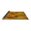 Tapis abstrait jaune / brun / vert-1373477132