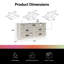 Commode large 7 tiroirs Valencia