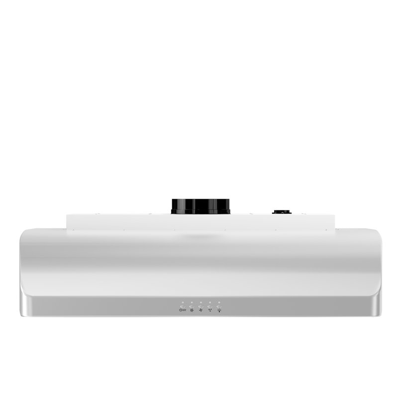 30" 600 CFM Ducted Under Cabinet Range Hood in Brushed Stainless Steel, 36"