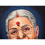 M. M. Subbulakshmi, peinture encadrée de Tanjore