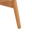 Fauteuil d'appoint en cuir tissé