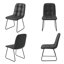 Chaises de salle à manger de cuisine moderne, chaises d'appoint rembourrées (4 chaises)-1462619209-1462619214