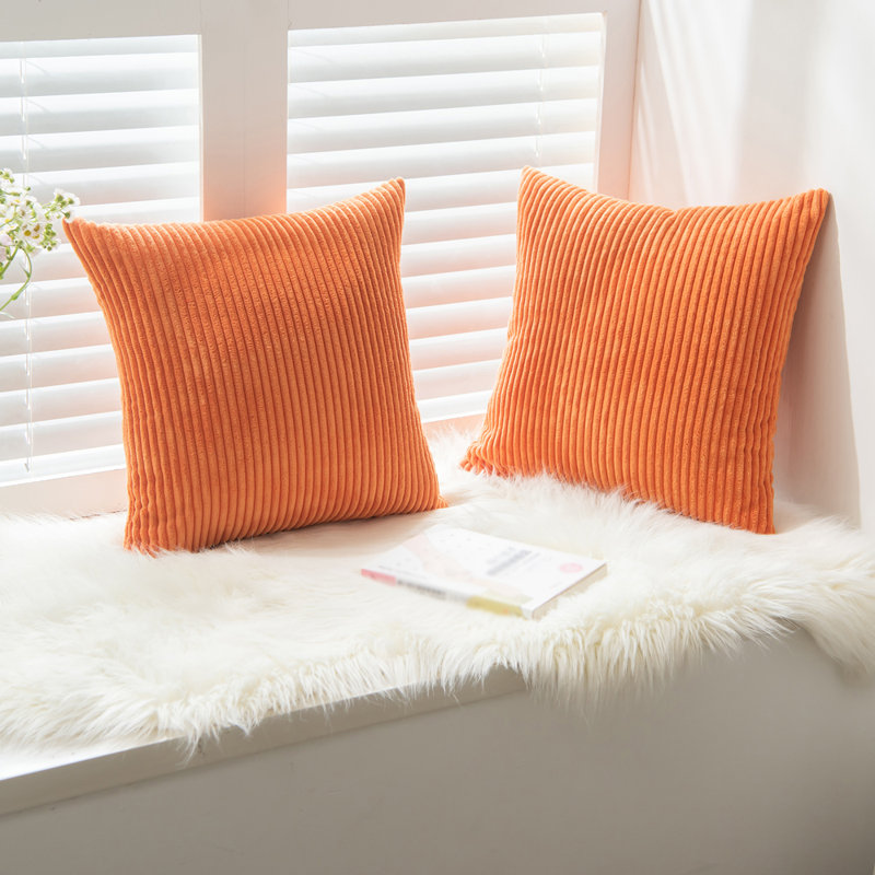 Alhakim Square Scatter Cushion Cover, Orange