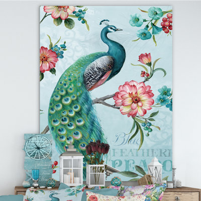 Paon - reproduction d'art sur toile tendue