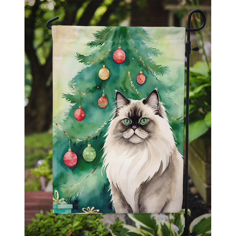 Drapeau de jardin Pixie Bob, Colorpoint Longhair