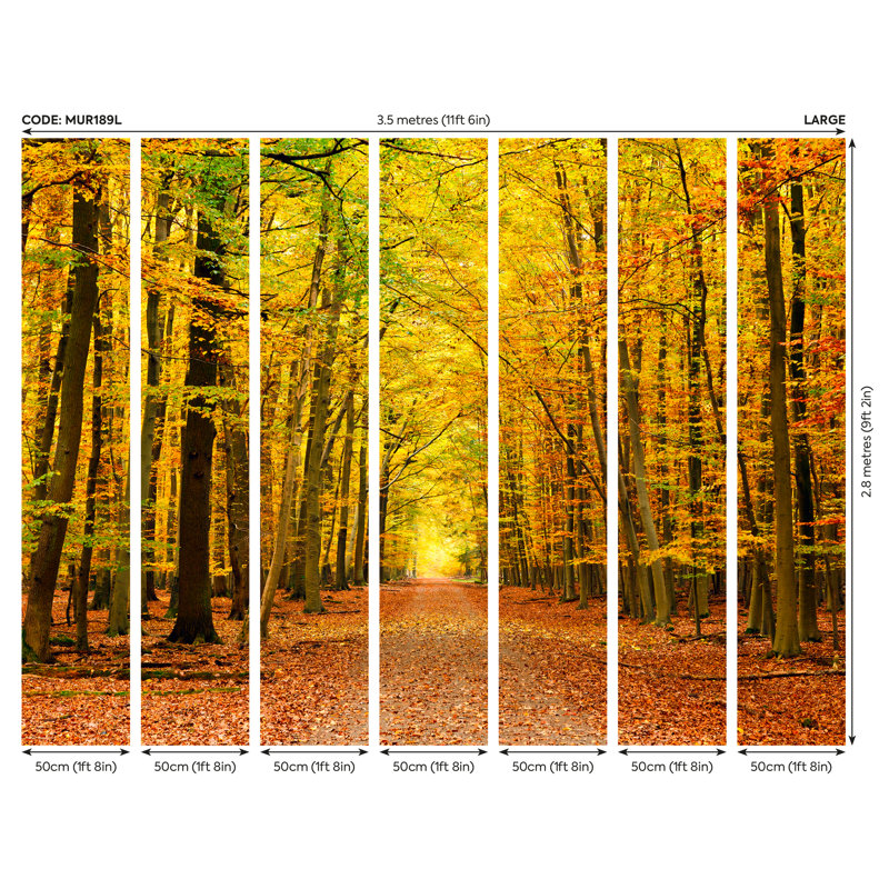 Mounce Matte Wall Mural, 280cm L x 350cm W