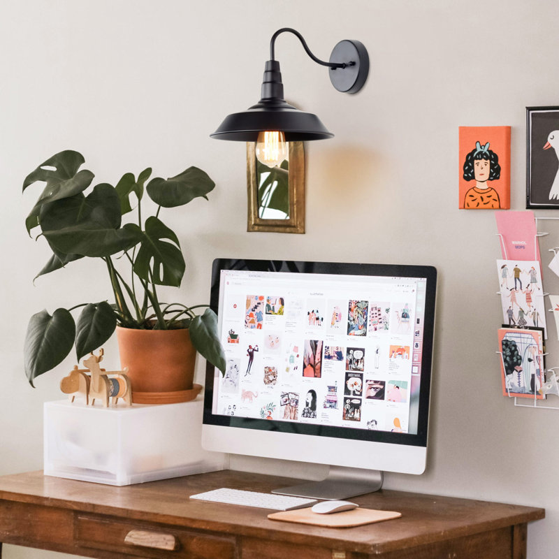 Harlow Barn Light, Matte Black