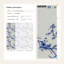 Papier peint amovible floral chinois Fond blanc