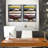 2 Pack Wall File Organizer, 6-Tier Vertical File Rack for Office/Home, Black