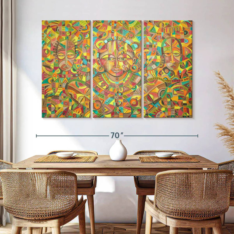 Leisha Angu Walters, 42" H x 65" W