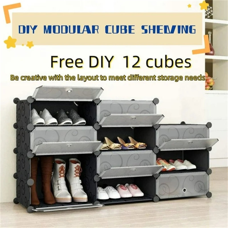 24 Pair Stackable Shoe Storage Box