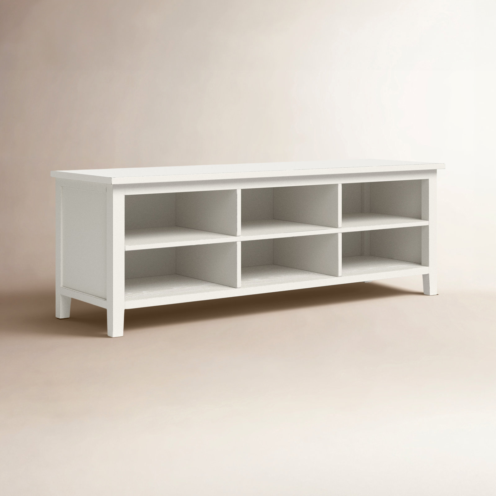 Arrisson Wide Bookcase, White