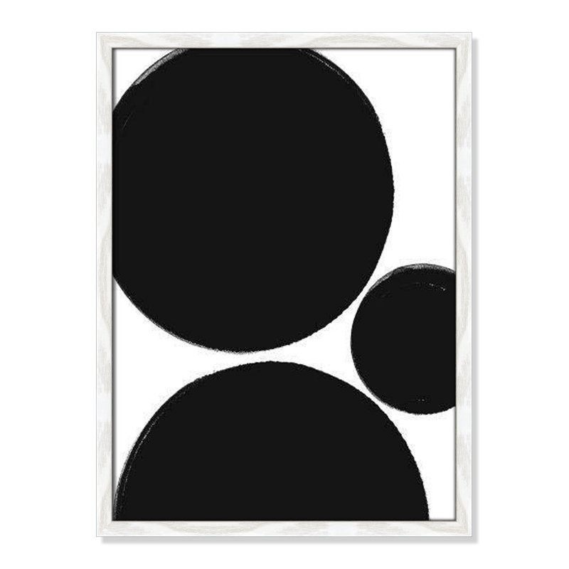 «Line Dessin Collection Bowring Dots» encadré sur papier par Leah Straatsma, H 23 po x l 17 po x P 1,25 po