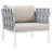 Modway Harmony 5 Piece Outdoor Patio Aluminum Sectional Sofa Set-1461884081