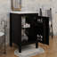 Meuble-lavabo compact de 20 pouces avec lavabo en céramique, 1 porte à fermeture silencieuse et beaucoup de rangement-876099142