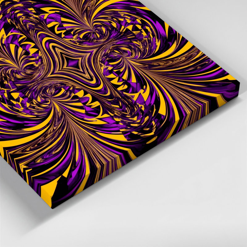 Art mural sur toile Op Art 8, H 12 po x l 12 po
