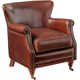 Bellfleur Genuine Leather Club Chair