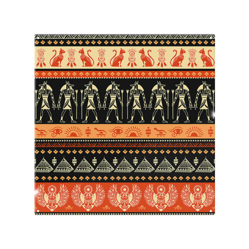 Egyptian Heiroglyphs In Splash Back, 70cm L x 50cm W