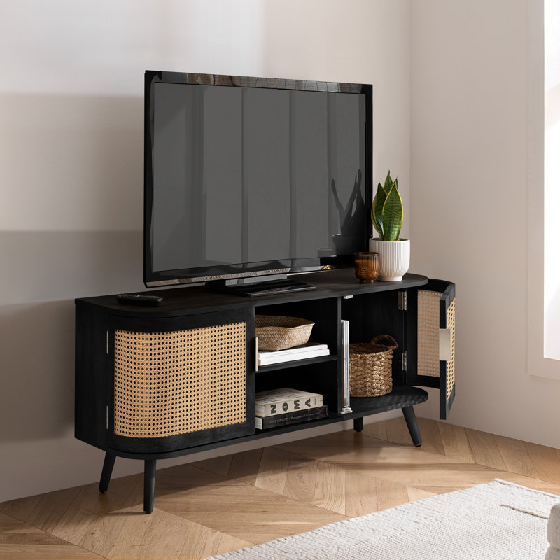 Amanni TV Stand for TVs up to 43", Matte Black