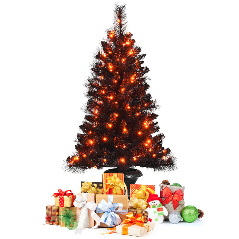 120' H Lighted Artificial Pine Christmas Tree