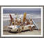 Friends Having Fun on Beach Framed