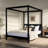 Hanhalyn Solid Wood Canopy Bed-1635201180-1633664711