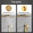 Golden Shower System With Head, Hand Shower, Slide Bar, Bodysprays, Arm, Hose, Valve Trim And Lever Handles. Self-Cleaning Head For Natural Rainfall Calmful Zone. , Brass. 12.12 In. Depth, 57.62