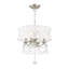 Lustre 4 lumières en nickel brossé