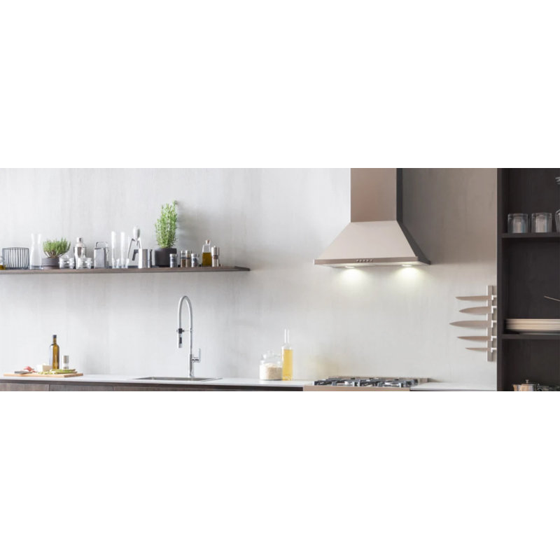 30" 600 CFM Ducted Wall Mount Range Hood in Stainless Steel, 30"
