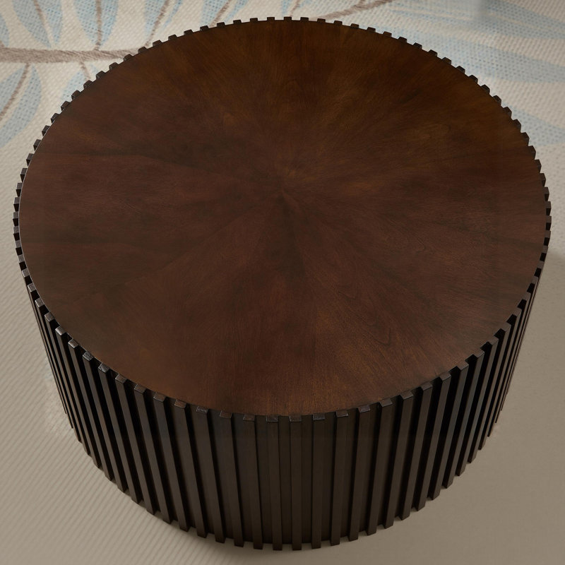 Chilmonik Solid Wood Nesting Coffee Table, Dark Walnut