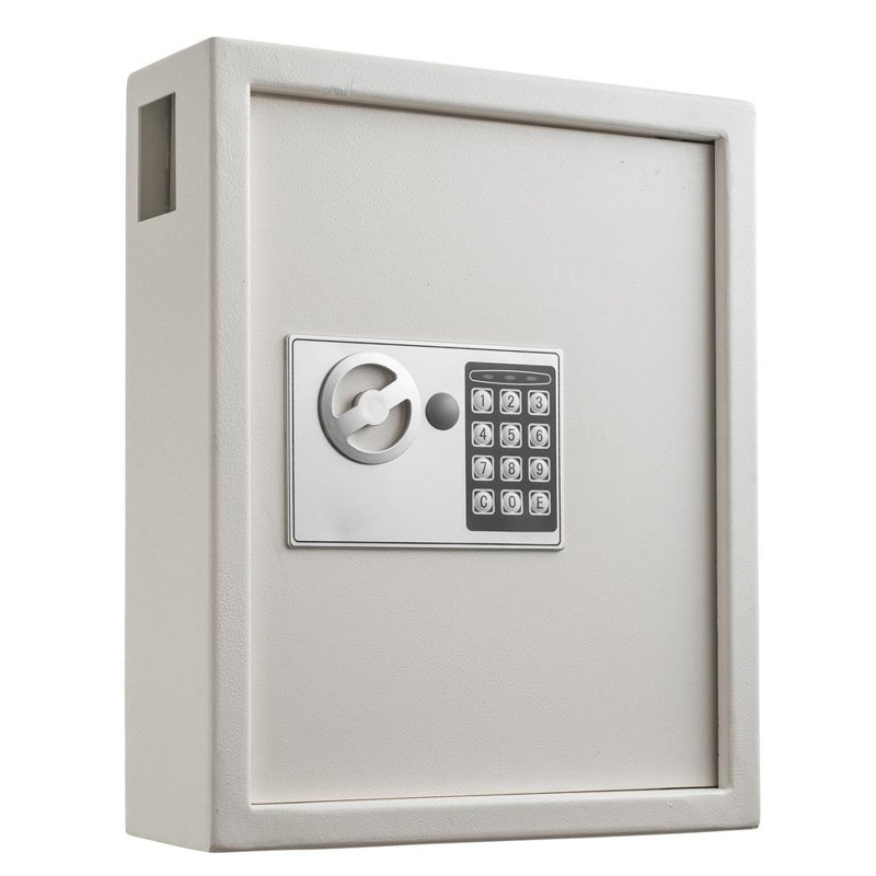 Armoire 40 clés en acier à 40 clés avec 140 clés, Blanc