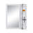 Cargo White Finish Vanity Mirror-1045408949