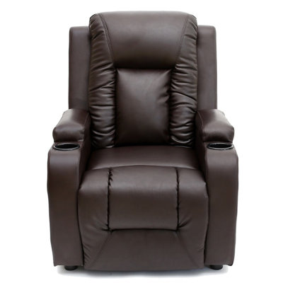 Adells Bonded Leather Manual Recliner