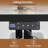 57.48'' Wide Height Adjustable Electric Standing Desk with Storage-129506466