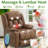Karelin 37"W Faux Leather Lifting Chair Powr Recliner