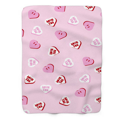 Funky Love - Couverture sherpa de qualité supérieure 1 pièce