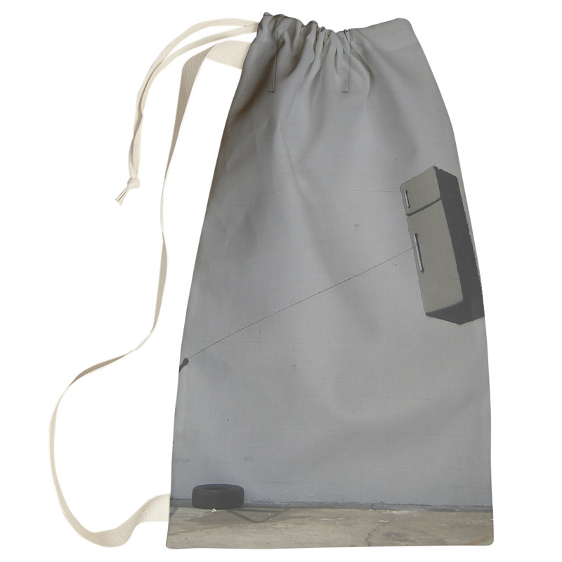 Fabric Laundry Bag with Handles, Small (29" H x 18" W x 1" D)