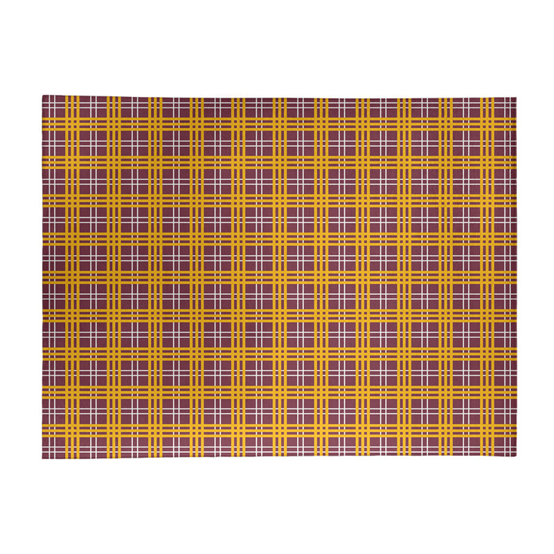 Tapis rouge à carreaux, Rectangle 8 pi x 10 pi