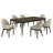 Blakely Ash Brown 7-piece Rectangular Dining Set