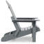 Chaise Adirondack pliante en plastique Henninger-587201171