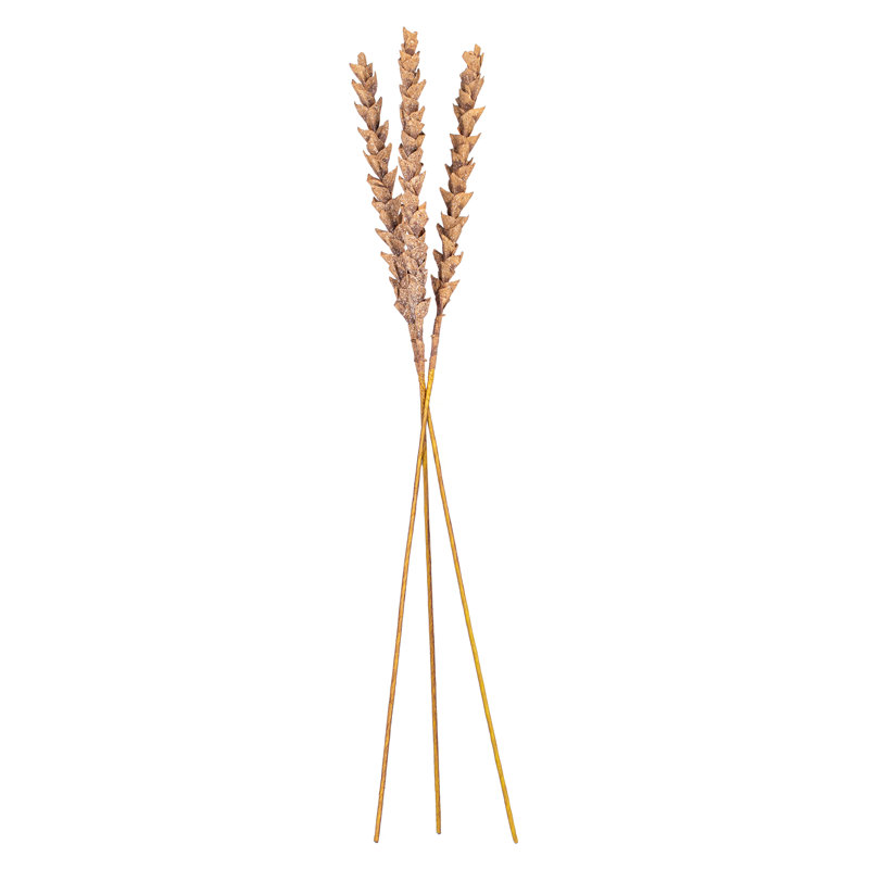Primrue 34" Artificial Designer Polynesian Stem 3/Bag. Features a paper based Polynesian stem., Brown