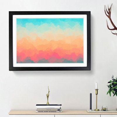 Colourful Sky in Abstract - Picture Frame Graphic Art Print