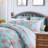  800TC 100% Egyptian Cotton Duvet Cover Set,3pcs Blue Sea World Bedding Set, Soft Breathable And Skin-friendly Aesthetic Botanical Pattern for Bedroom Guest Room Student Dorm All Seasons-129787695