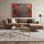 Art mural sur toile rose du sud-ouest 227